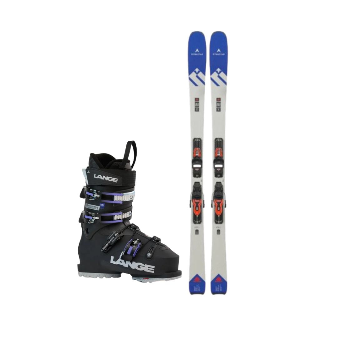 Pack Dynastar Ski SPEED 263 Con Fijaciones Look Xpress 10 + Lange Botas Ski CONCEPT RTL GW Mujer