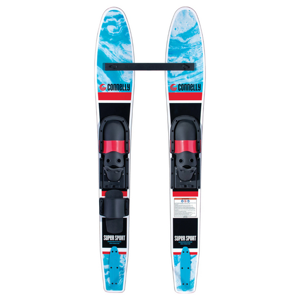 Connelly Par Ski Acuático Super Sport 55" con Fijaciones Jr Ajustable