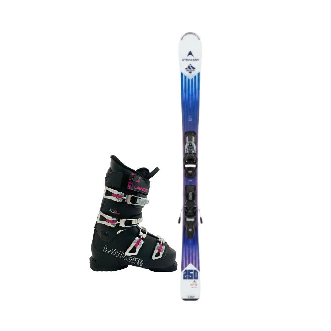 Pack Ski Dynastar SPEED 250 SMU con fijaciones Look XP10 + Botas Lange LX RTL Mujer