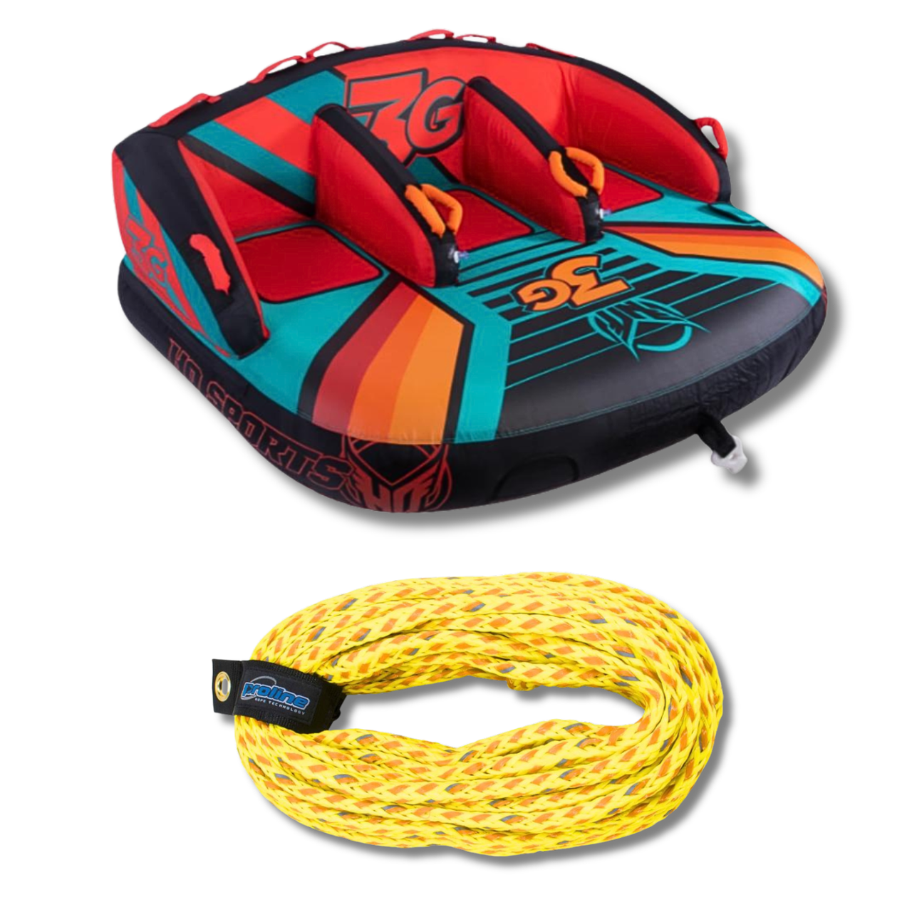 Pack HO Arrastrable 3G 3 Personas Sacachucha Más Cuerda