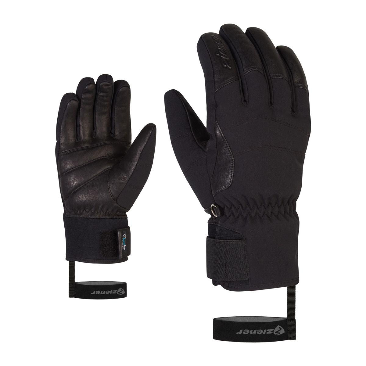 Ziener Guante de Ski Kale Aw Negro Mujer