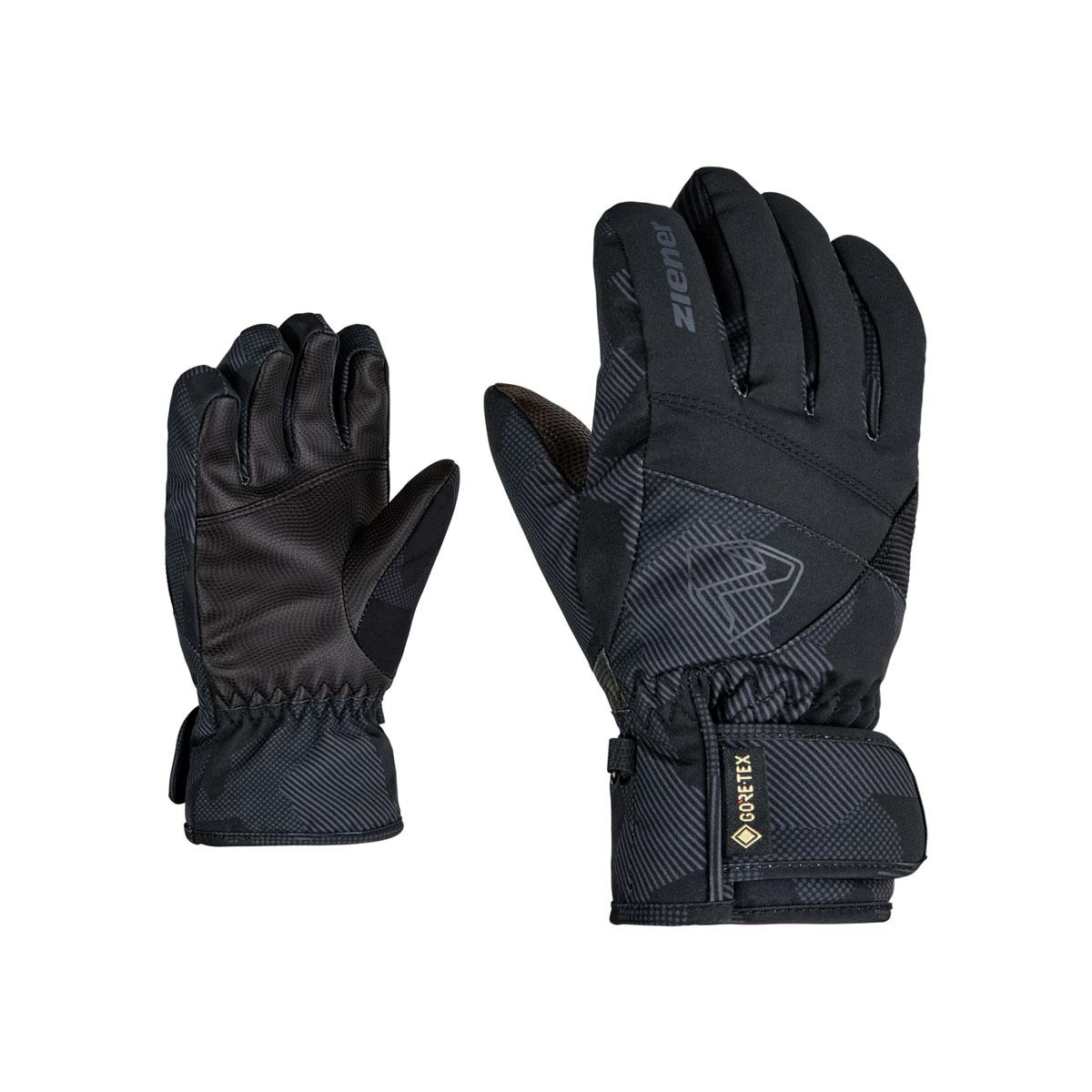 Ziener Guante Nieve Leif-Z GTX Junior Negro Gris
