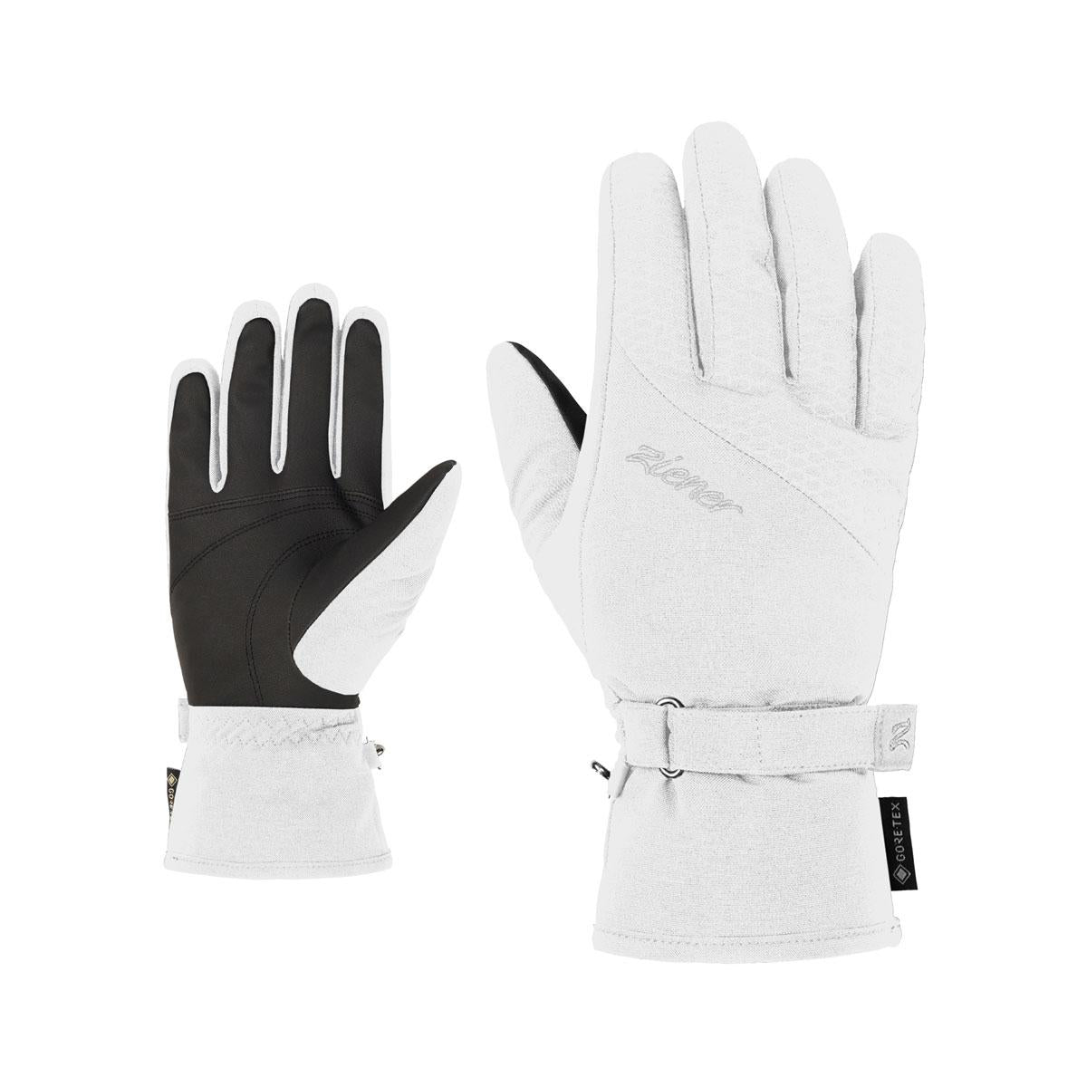 Ziener Guante Nieve Klaire-Z GTX Gore Plus Warm Mujer White Fog