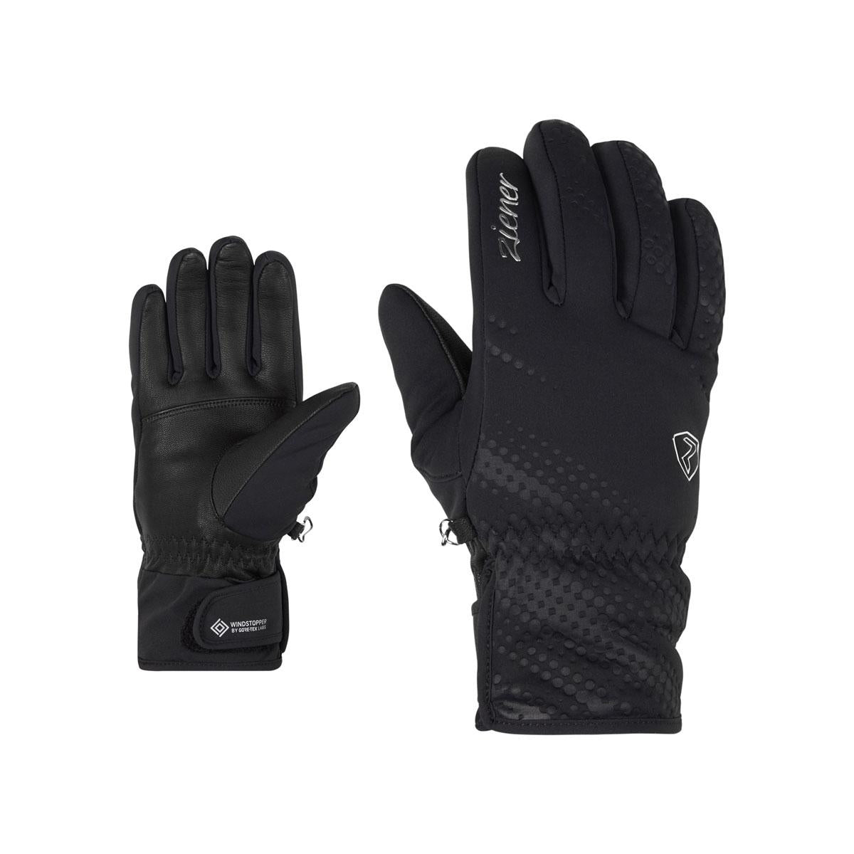 Ziener Guante Nieve Karoi-ZWS PR Mujer Negro