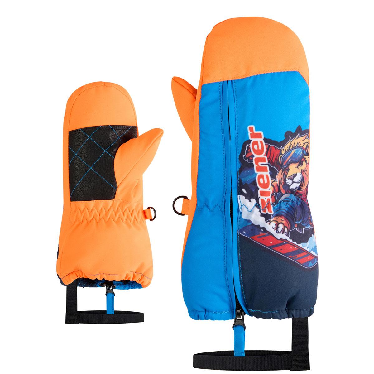 Ziener Guante Nieve Leon-Z Glove Mini Poison Orange