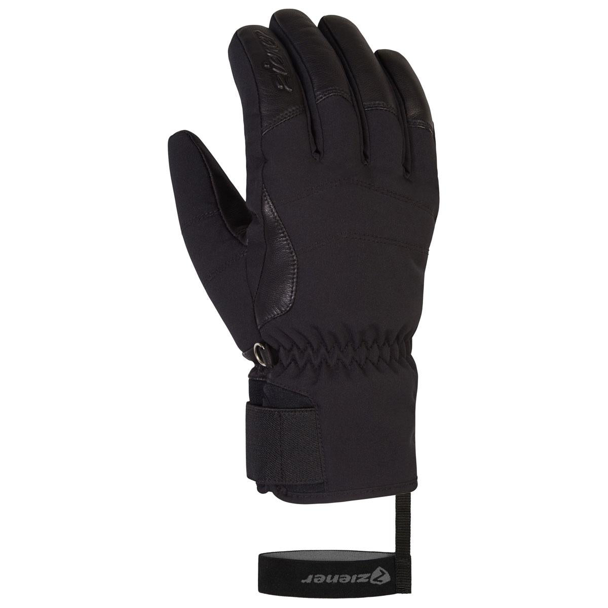 Ziener Guante de Ski Kale Aw Negro Mujer