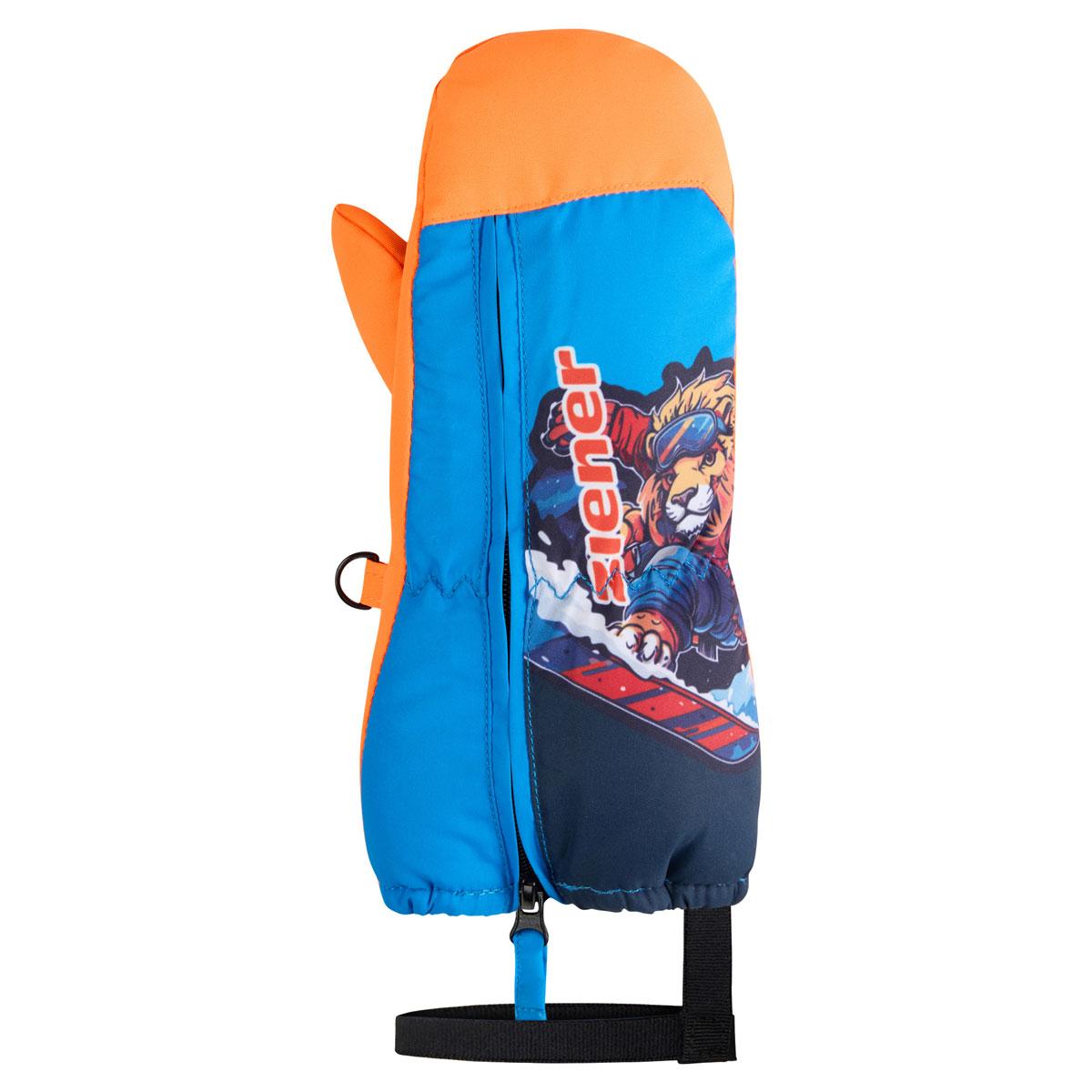 Ziener Guante Nieve Leon-Z Glove Mini Poison Orange