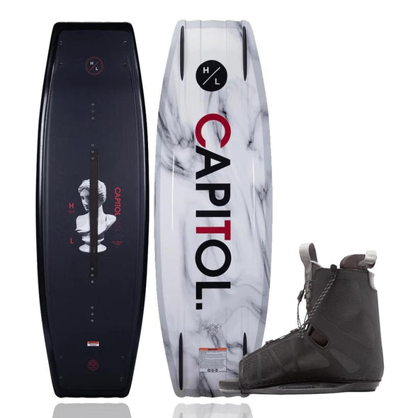 Hyperlite Wakeboard Capitol 143 Con Fijaciones Frequency Open Toe One Size