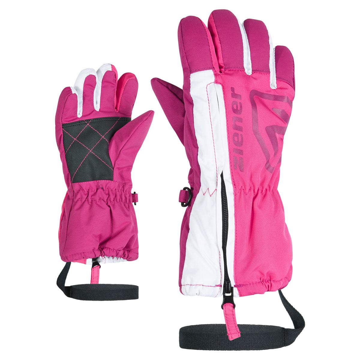 Ziener Guante Nieve Leon-Z Glove Mini Pop Pink