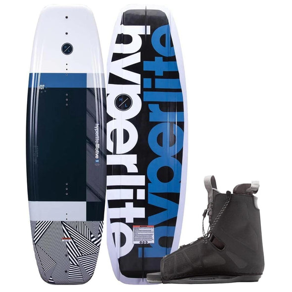 Hyperlite Wakeboard Motive 140 Con Fijaciones Frequency Open Toe One Size