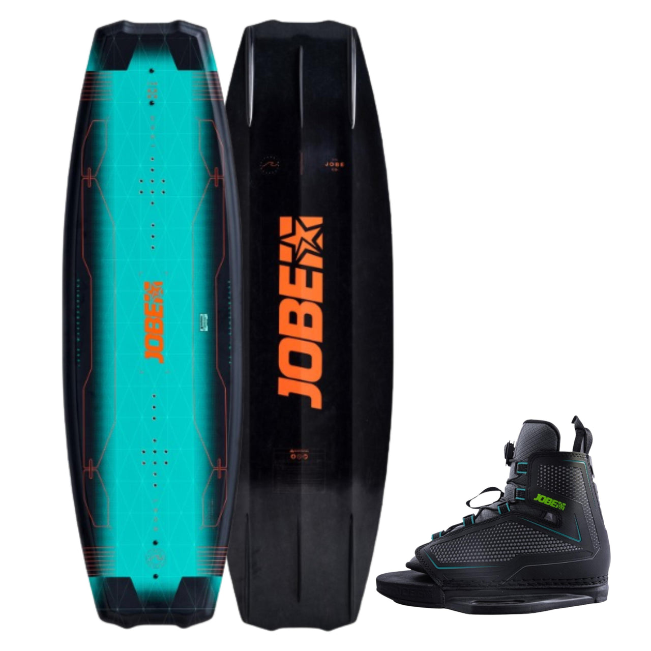 Jobe Wakeboard Logo Series 138 con Fijaciones Maze 7-10