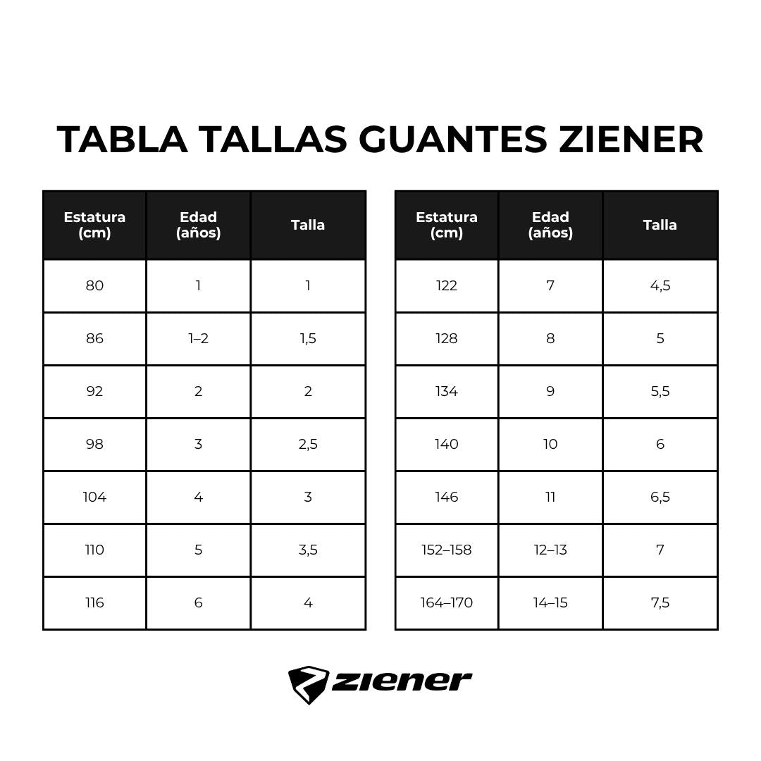 Ziener Guante Lauro AS® Minis Azul